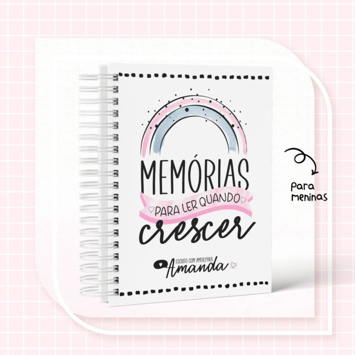CADERNO DE MEMÓRIAS MENINA
