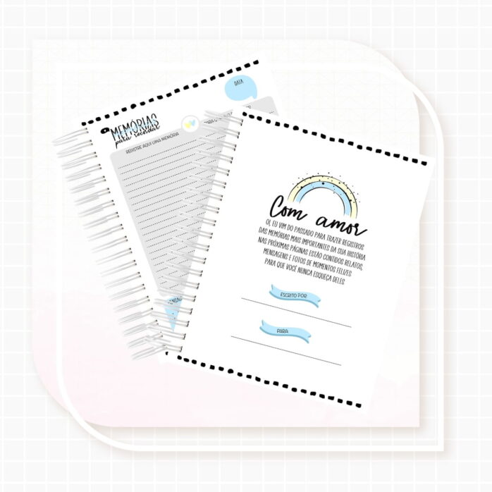 CADERNO DE MEMÓRIAS MENINO