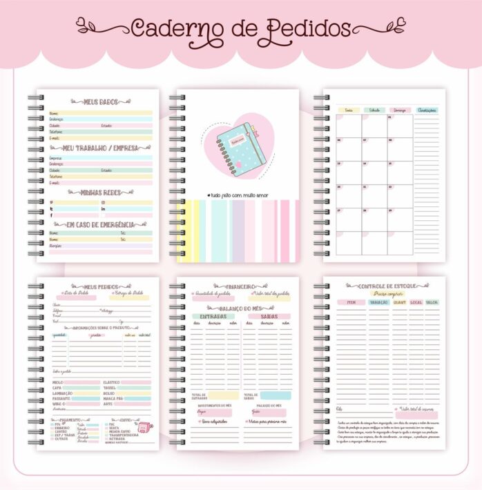 Caderno de Pedido Candy