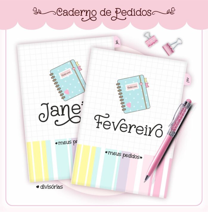 Caderno de Pedido Candy