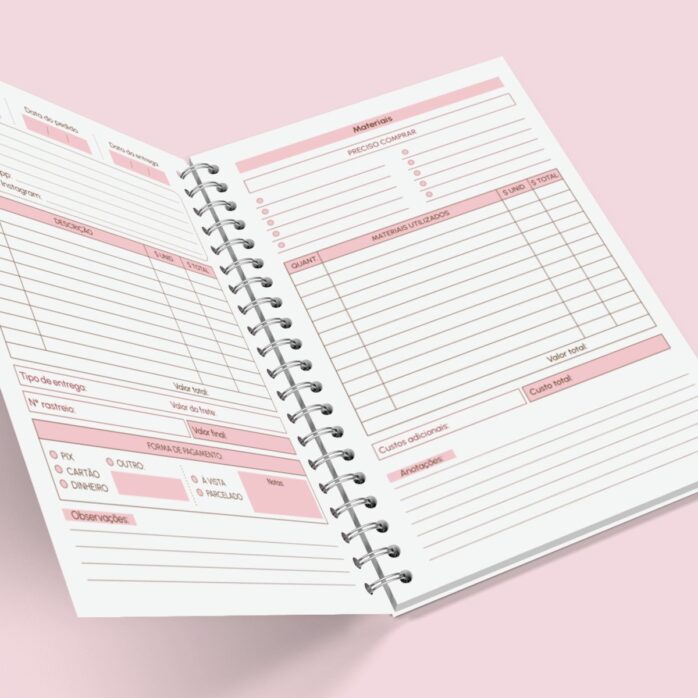 Caderno de Pedidos A5