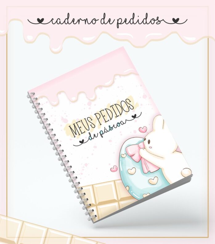 Caderno de Pedidos Páscoa