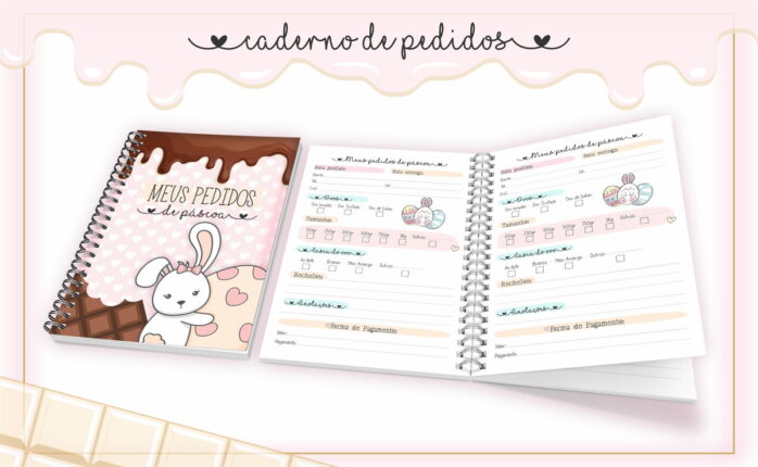 Caderno de Pedidos Páscoa