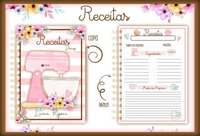 Caderno de Receitas Doces
