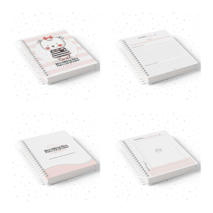 Caderno de Recordações Menina