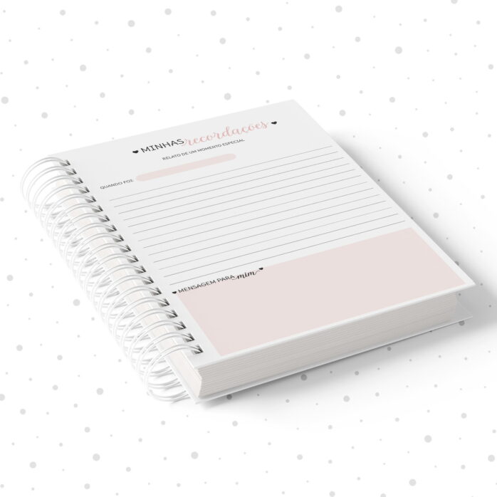 Caderno de Recordações Menina