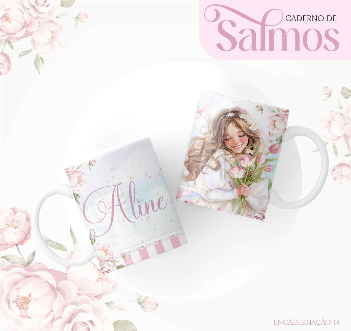 Kit Digital Caderno de Salmos para Cartonagem 4 Kit Digital Caderno de Salmos para Cartonagem - Imagem 4