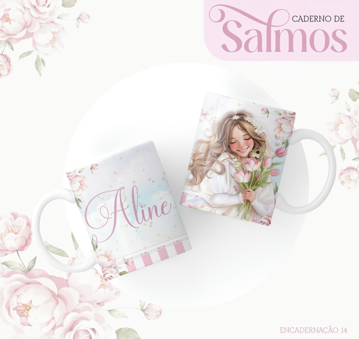 Caderno de Salmos para Imprimir Kit Digital Completo 4 Caderno de Salmos para Imprimir Kit Digital Completo - Imagem 4