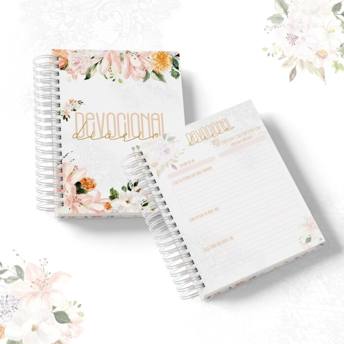 Caderno Devocional A5 Mamãe e Vovó Floral