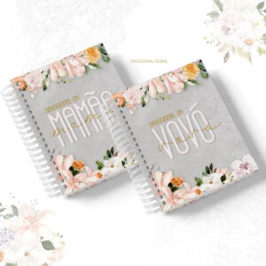 Caderno Devocional A5 Mamãe e Vovó Floral