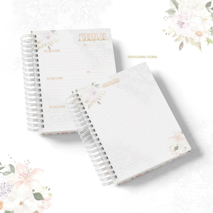 Caderno Devocional A5 Mamãe e Vovó Floral