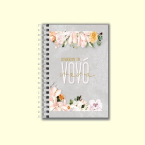 Caderno Devocional Digital A5 Vovó Floral