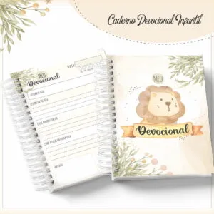 Caderno Devocional Infantil Menino