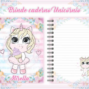 Caderno e Caneca Unicórnio