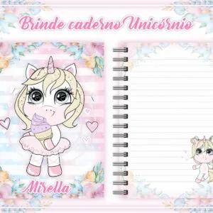 Caderno e Caneca Unicórnio