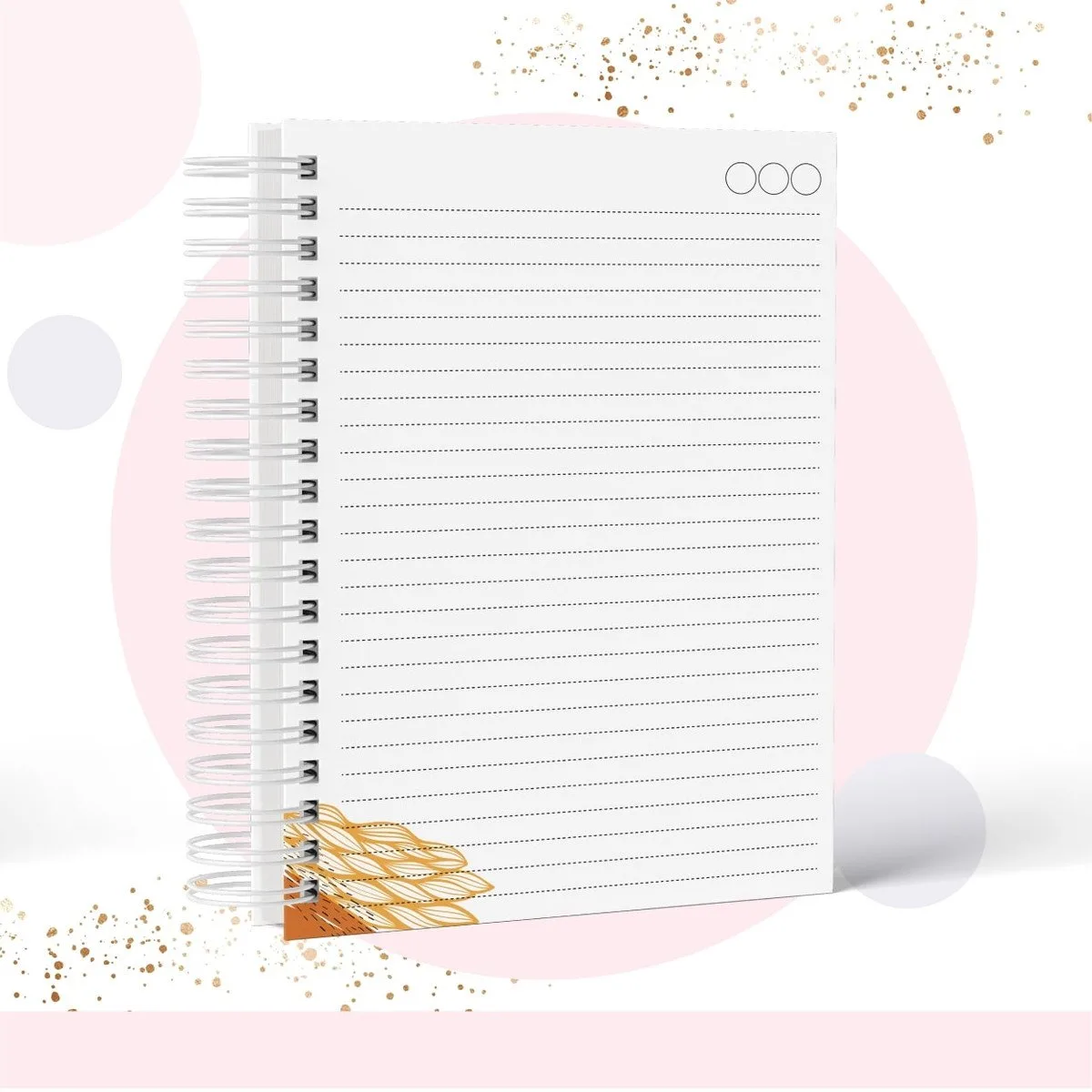 Caderno Floral - Modelo 10