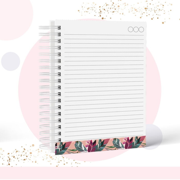 Caderno Floral - Modelo 2