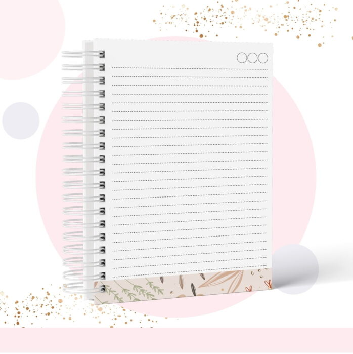 Caderno Floral - Modelo 6