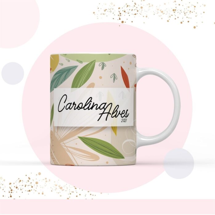 Caderno Floral - Modelo 6