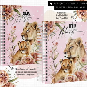caderno forte e corajosa leoas arquivo digital