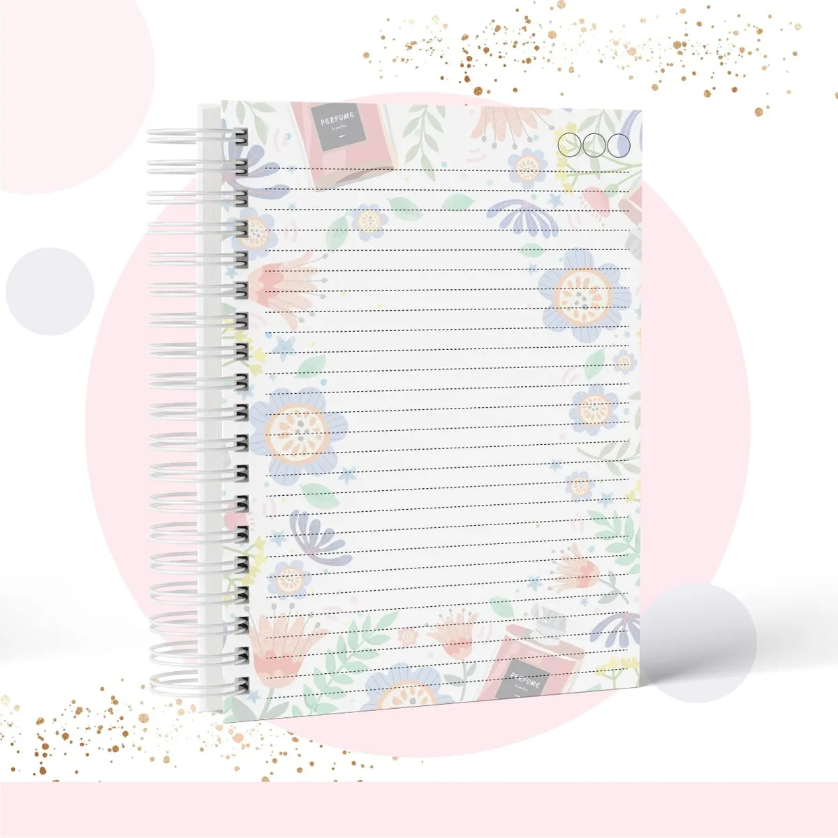 Caderno Floral Aquarela Digital para Imprimir e Montar 2 Caderno Floral Aquarela Digital para Imprimir e Montar - Imagem 2