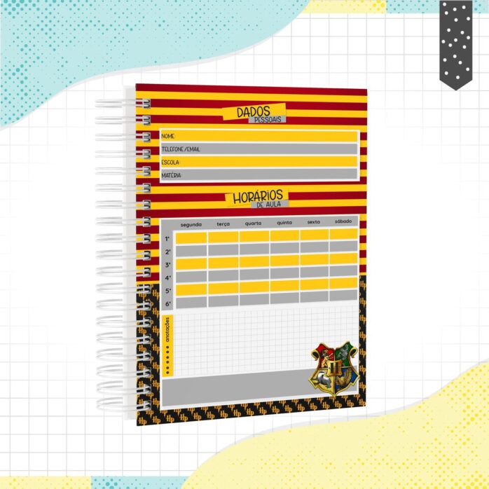 Caderno Harry Potter