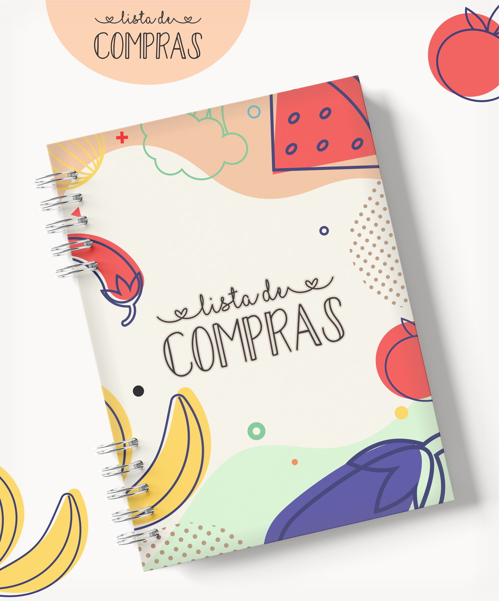 Caderno de Lista de Compras Digital Personalizável 2 Caderno de Lista de Compras Digital Personalizável - Imagem 2