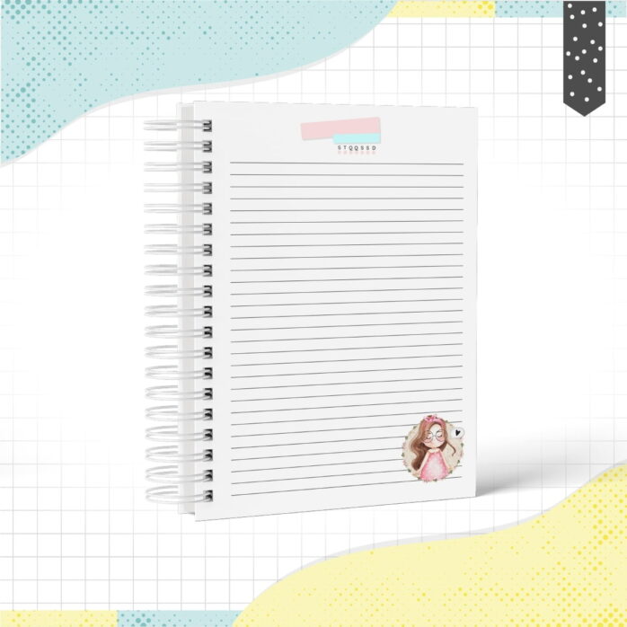 Caderno Menina Morena