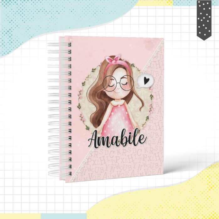 Caderno Menina Morena