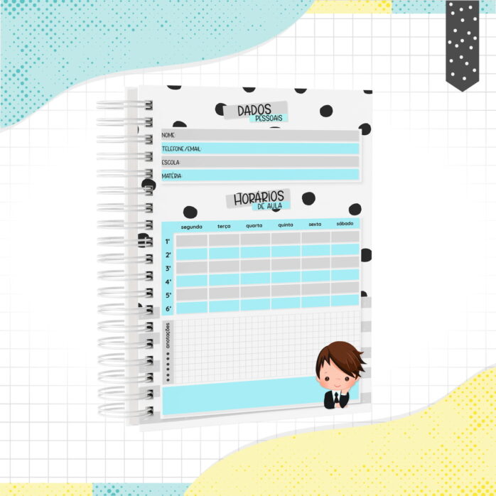 Caderno Menino Moreno