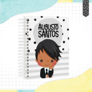caderno menino negro arquivo digital
