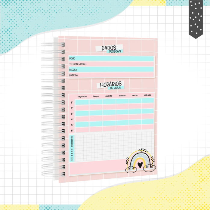 Caderno Minimalista Menina