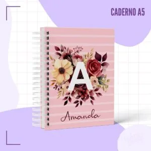 Caderno Pautado A5 Alfabeto