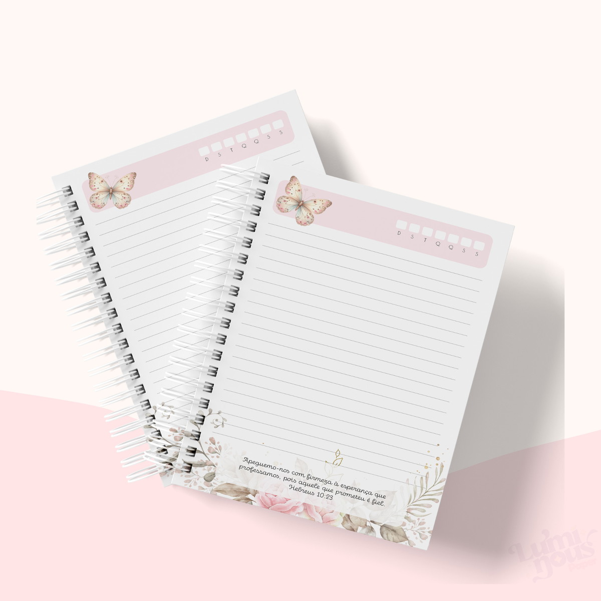 Caderno Pautado A5 Jesus com Versiculos Png e Pdf 2 Caderno Pautado A5 Jesus com Versiculos Png e Pdf - Imagem 2