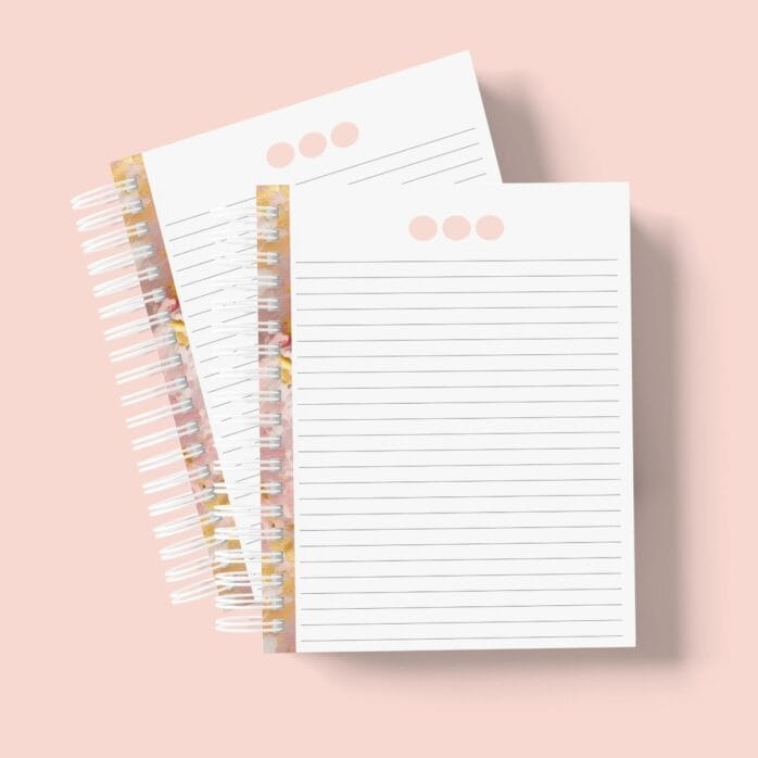 Caderno Pautado Abstrato