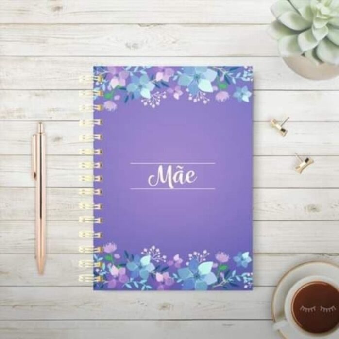 Caderno Pautado Dia das Mães