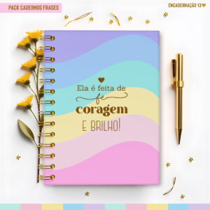 Caderno Pautado Motivacional para Encadernação 6 caderno pautado motivacional arquivos encadernacao