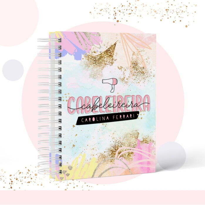 Caderno Pautado Profissão Cabelereira