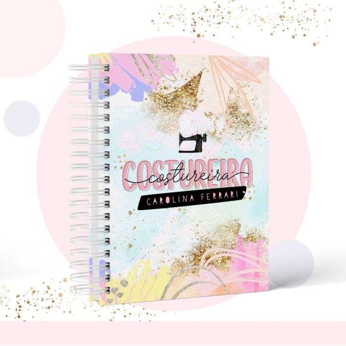 Caderno Pautado Profissão Costureira