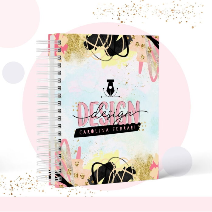 Caderno Pautado Profissão Design