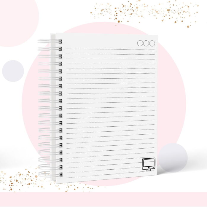 Caderno Pautado Profissão Digital Influencer - Arq Digital