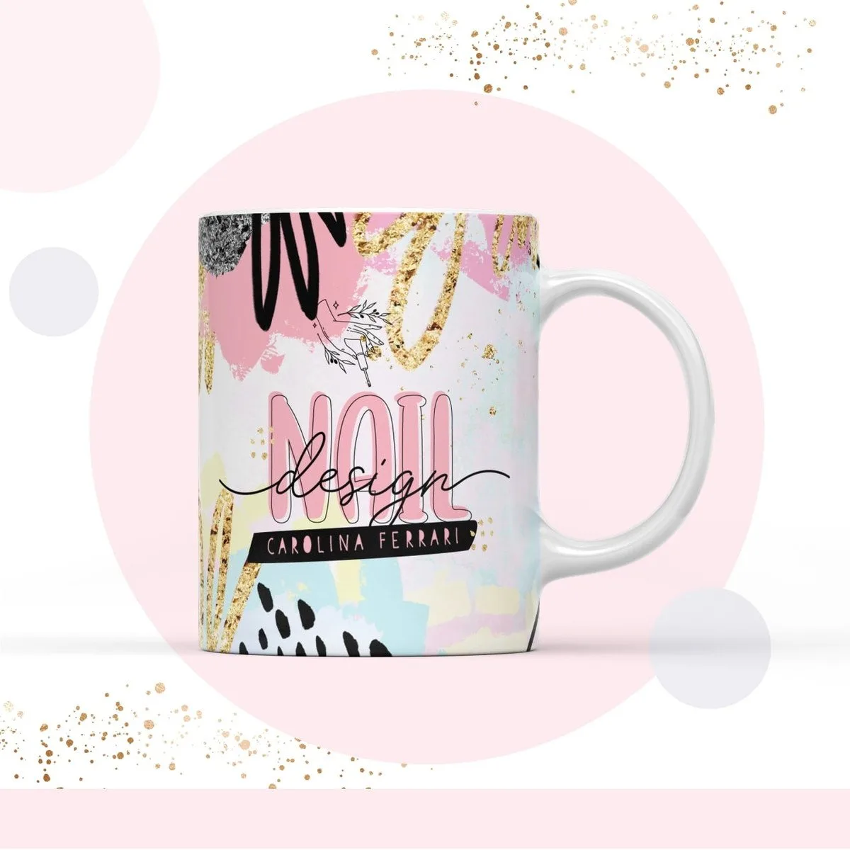 Caderno Pautado Profissão Nail Design