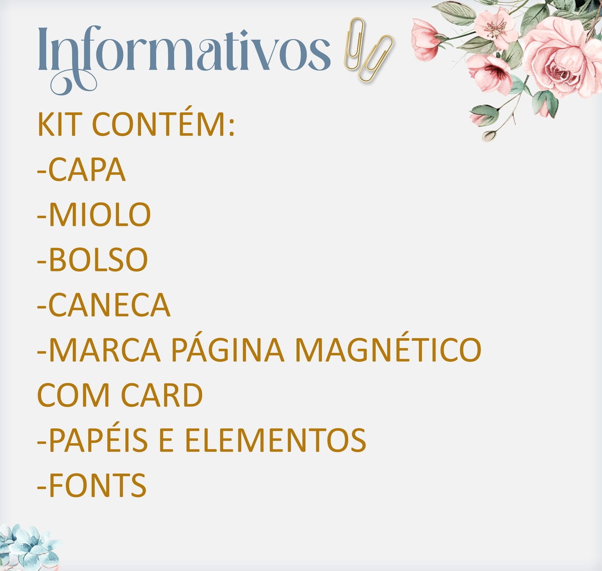 Kit Caderno Pautado Vintage Floral para Encadernação 5 Kit Caderno Pautado Vintage Floral para Encadernação - Imagem 5