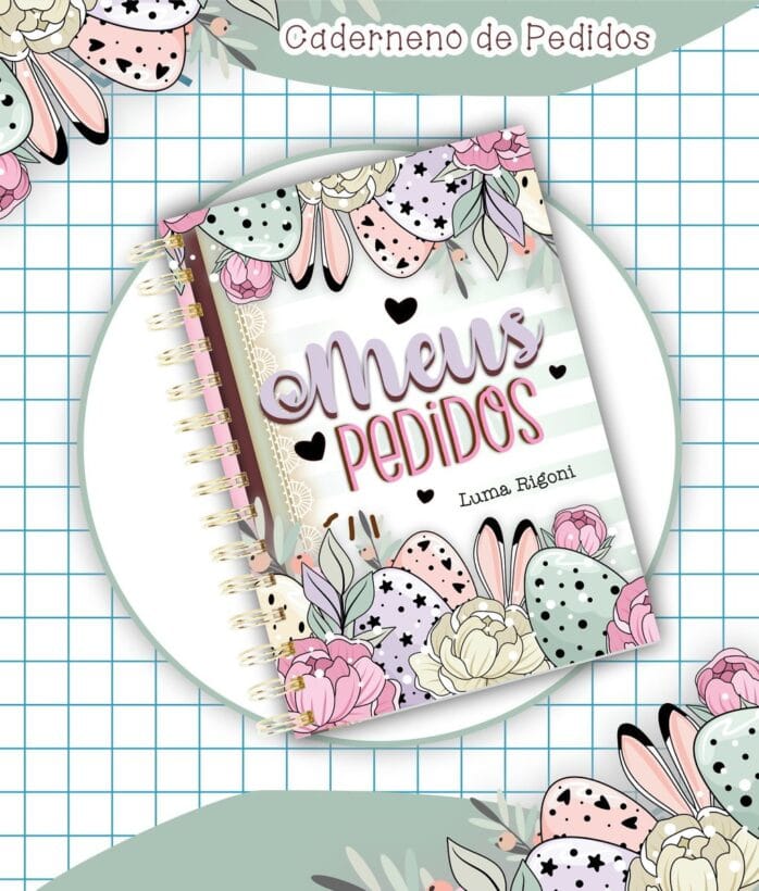 Caderno Pedidos Páscoa Mod8