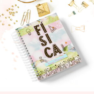 Caderno Personalizado Tema Física Kit Digital Criativo
