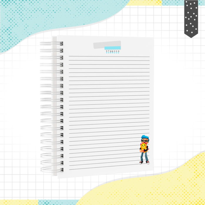 Caderno PKXD Menino