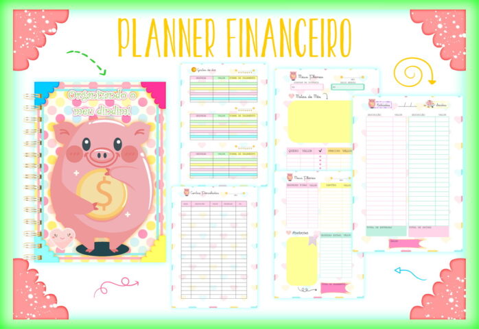 Caderno Planner Financeiro