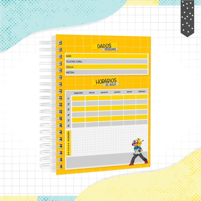 Caderno Pokémon