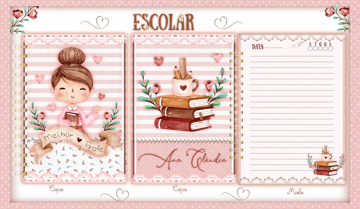 Caderno Professora Digital para Criar Materiais Escolares 1 Caderno Professora Digital para Criar Materiais Escolares