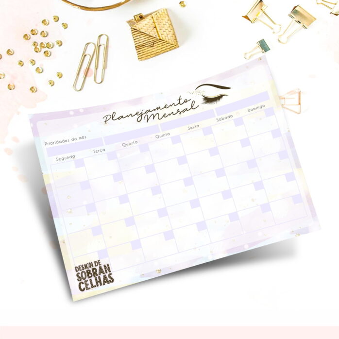 Caderno Profissão Design de Sobrancelhas